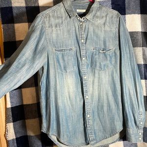 American Eagle Outfitters Jean Jacket/shacket/button up